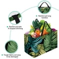 thumbnail image 3 of Tropical Jungle Palm Leaves Large Capacity Reusable Oxford Cloth Laundry Organizer: Foldable Laundry Basket, Bag, and Picnic Basket, 3 of 7