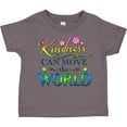 thumbnail image 3 of Inktastic Kindness Can Move the World- with flowers Boys or Girls Toddler T-Shirt, 3 of 5