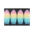 thumbnail image 4 of MKHERT Funny I Need Vitamin Sea in Rainbow Surfboard Placemats Table Mats for Dining Room Kitchen Table Decoration 12x18 inch,Set of 4, 4 of 4
