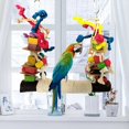 thumbnail image 3 of Large parrot swing, bird swing, parrot toy, hemp rope net for budgies, cockatiels, budgies, macaws, parrots, lovebirds, 3 of 5