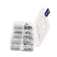 thumbnail image 3 of 480pcs Flat Washer Stainless Steel Excellent Performance Tighter Sealing Flat Washer Assortment Kit, 3 of 14