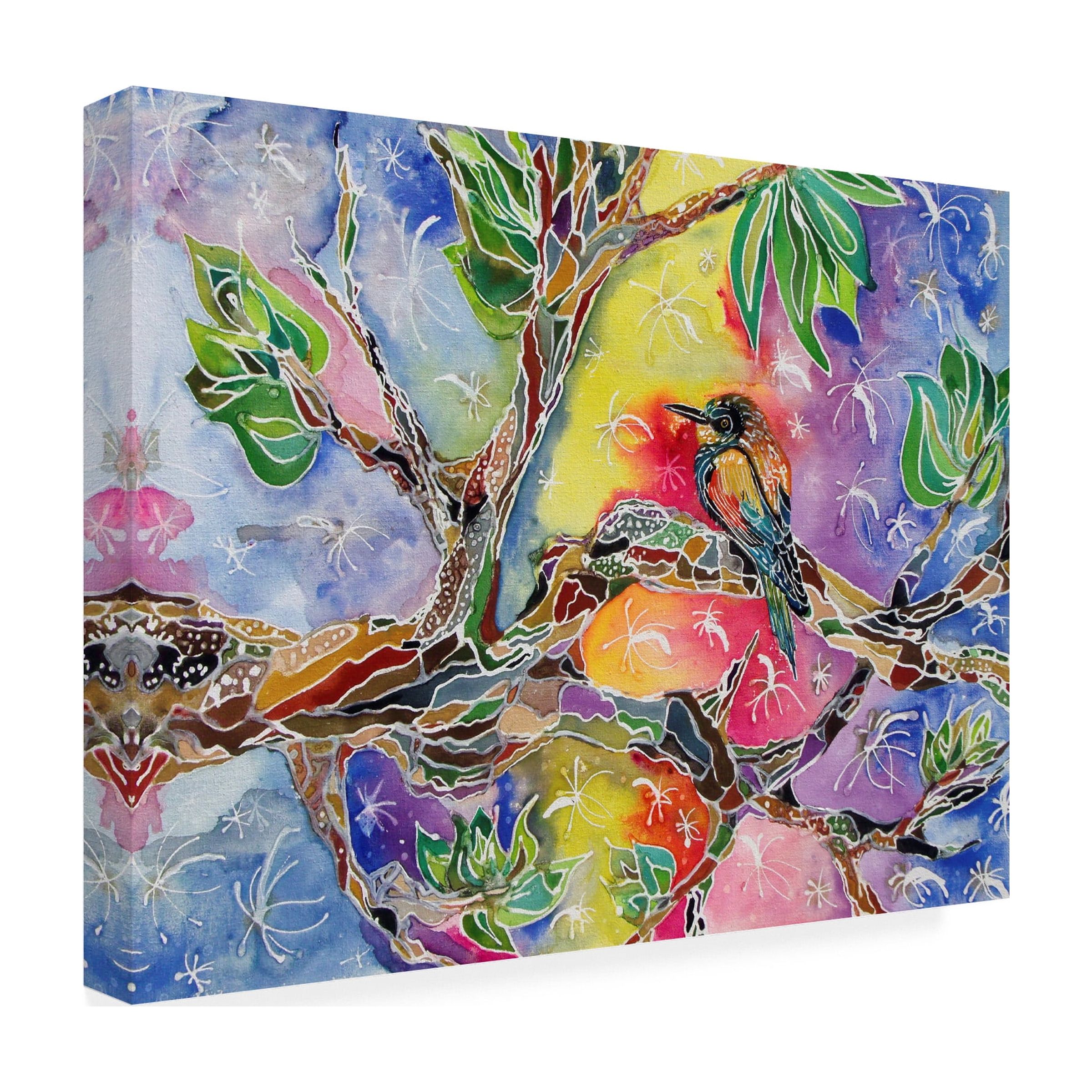 Trademark Fine Art 'Easy On Sunday Morning' Canvas Art by Lauren Moss
