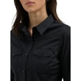 thumbnail image 4 of Wrangler® Women's Western Long Sleeve Button Front Shirt, 4 of 4