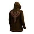 thumbnail image 6 of Gyexs Christian Hoodies for Kids Norse Mythology Hooded Cloak Halloween Themed Party Wear Brown 2-3 Years, 6 of 7