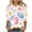 4-Multicolor, variant on Cavosen Happy Easter Womens 3/4 Sleeve Tops Casual Summer Bunny Floral Print Pullover Blouse Round Neck Holiday Shirts Vacation Festival T Shirts Loose Dressy Fashion Tees L