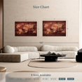 thumbnail image 4 of Elephant Stock Coffee And Tea World Map Wall Art - Horizontal Canvas Wall Art - Living Room Wall Decor - Inspirational And Typography Canvas - Red And Orange Decor - 48" x 32", 4 of 8