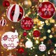 thumbnail image 4 of Juego de adornos para árbol de Navidad, bolas decorativas irrompibles para colgar en el árbol de Navidad, 4 of 5