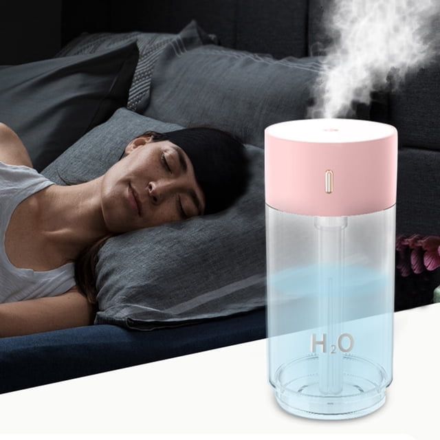 Portable Humidifier Usb Humidifier Humidifie With Light Home And Car Use Moisturizing Air Improvement,1X Humidifier Clearance
