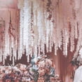 thumbnail image 4 of 100cm Artificial Silk Wisteria Flower Vines Hanging Rattan Flowers Wedding Home, 4 of 4