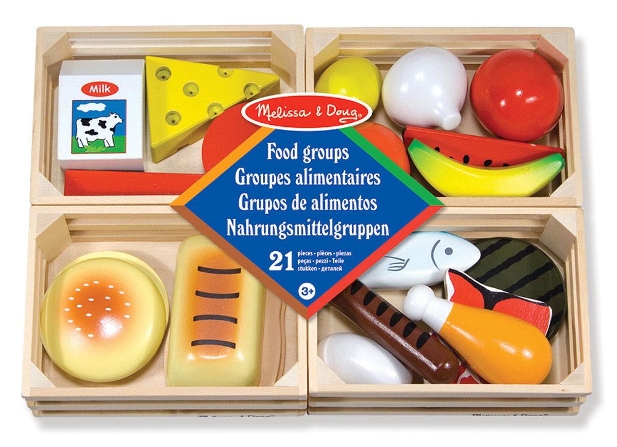 Melissa And Doug Set De Nourriture - Groupes Alimentaires Pour Jeu De Rôle Et Éveil