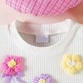thumbnail image 5 of XZNPDUCQ Toddler Girl Clothes, 2Pcs Baby Girl Summer Outfits Sleeveless Bow Knot Tank Shirts Tops + Shorts Clothing Sets 1-5T Playwear Beach Outfits 3-4 Years,Pink, 5 of 9