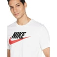 thumbnail image 3 of Men's Nike Icon Futura Tee Color: White University Red Size: M, 3 of 10
