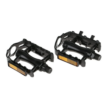1 Pair Bicycle Aluminium Pedals, Anti-slip Toothed Bike Pedal for Mountain Bike Rode Bike (Best All Mountain Pedals)