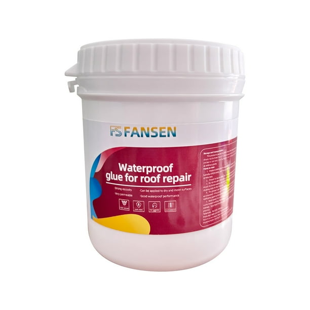 Impermeabilizantes para techos externos, revestimiento, impermeabilizantes, sellador de secado rápido, agente impermeabilizante, reparación de techos, pegamento 300 ml