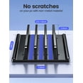 thumbnail image 4 of Soporte vertical ajustable para computadora portátil Vaydeer de plástico ABS con 3 ranuras, 4 of 8