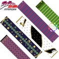 thumbnail image 2 of JoJo's Bizarre Adventure Kira Yoshikage Bruno Bucciarati Jotaro Joseph Joestar bufanda chal Cosplay cálido invierno regalo de Navidad Fivean unisex, 2 of 2