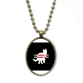 thumbnail image 1 of Amour Animaux Aiment Notre Monde Commun Collier Chaîne Vintage Pendentif Bijoux Collection, 1 of 3