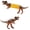 D, variant on Dinosaur Corn Holders for Corn On The Cob, Funny Dino Corn Cob Holders with Stainless Steel Prongs, Unique Kitchen Gadget, Great for BBQs Parties Family Meals
