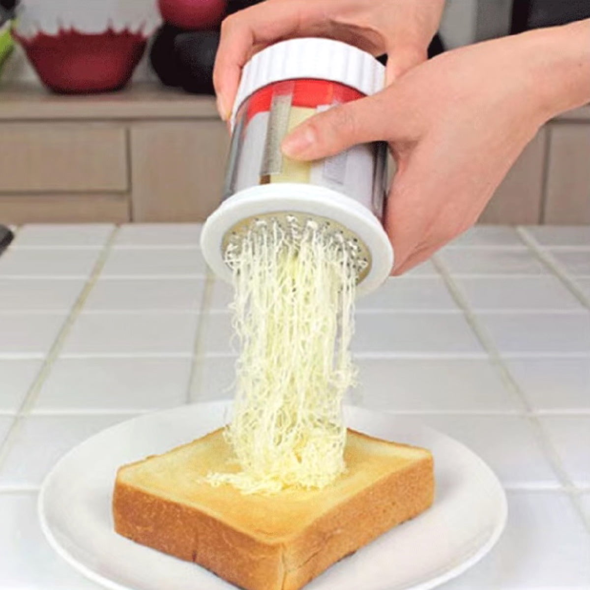 Reheyre Multifunctional Butter Slicer - Non-stick Cheese Cutter and Toast  Shredder with Comfortable Grip, Space-saving and Easy-to-Clean Design,  Perfect for Dining Room Use 