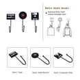 thumbnail image 4 of Coofit Wall Hook Vintage Creative Decorative Wall Hanger Adhesive Hook for Kitchen, 4 of 6