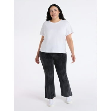 Time and Tru Women's Knit Cord Leggings, 30" Inseam, Sizes XS-XXXL