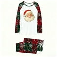 thumbnail image 4 of RXMEKW Plaid Print Long Sleeve Pajama Set for Men, Family Matching Sleepwear, Red L, 4 of 5