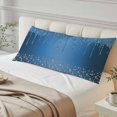 thumbnail image 4 of Modern Blue Body Pillow Covers 20"x60", Abstract Diamond Luxury Gradient Soft Brushed Microfiber Breathable Throw Pillow Covers, Decorative Pillowcase with Zipper for Couch Sofa Bedroom Living Room, 4 of 9