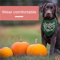 thumbnail image 3 of Xingzhi Thanksgiving Dog Triangle Green Plaid 1, 3 of 8