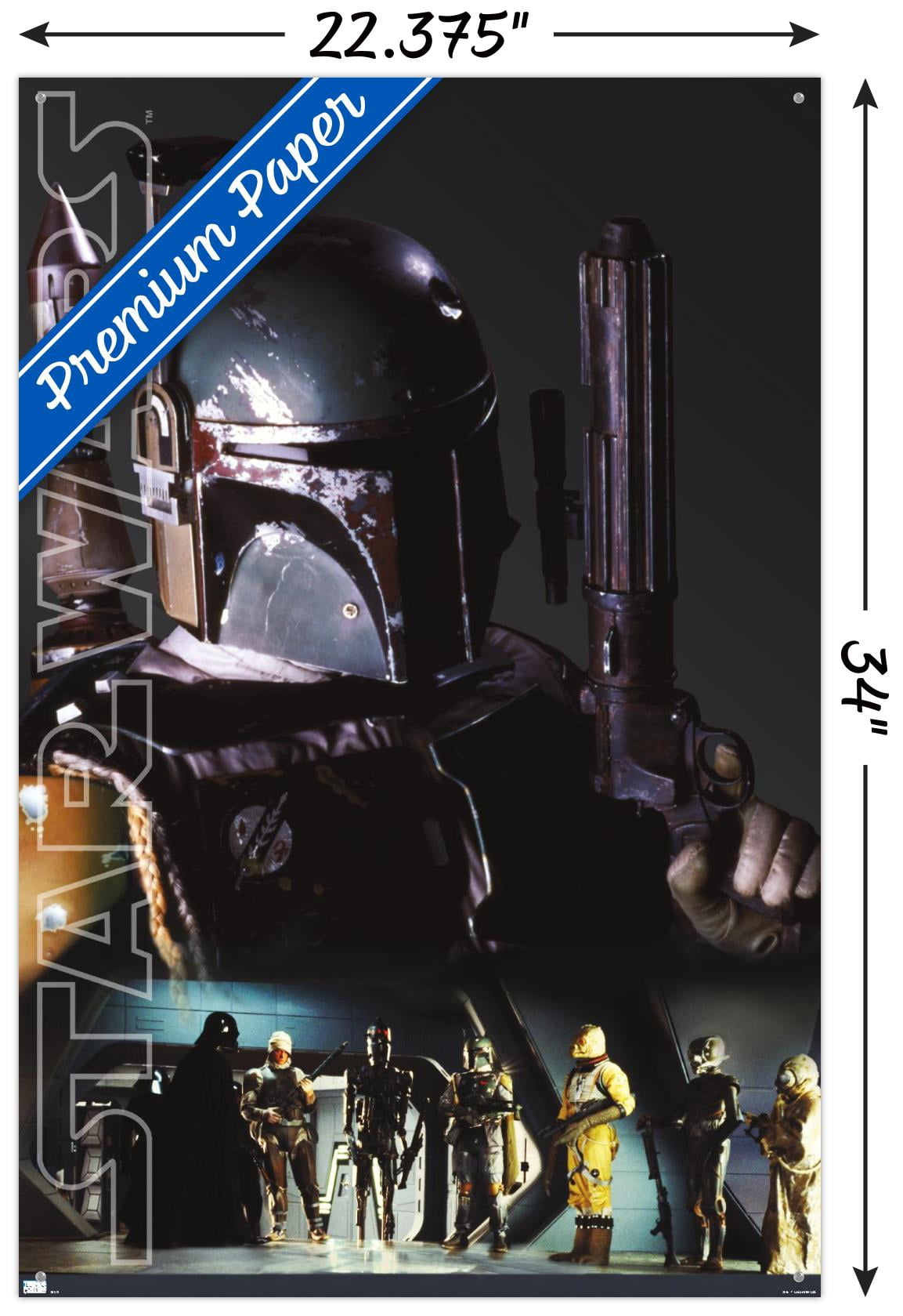 Star Wars: Saga - Bounty Hunters - Collage Wall Poster with Pushpins, 22.375" x 34"