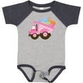 thumbnail image 3 of Inktastic Easter Jelly Bean Truck Girls Baby Bodysuit, 3 of 5