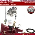 thumbnail image 1 of American Shifter  4L80E Shifter Kit Chrome 6 in. E Brake Cable Clevis Trim Kit for EBF4F, 1 of 1