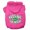 Bright Pink, variant on Pet Dog Cat Hoodie Screen Printed, "Kiss Me I'm Irish"