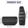 thumbnail image 4 of 1 Set Automatic Transmission Car Brake Pedal Pad Gas Accelerator Pedal Cover for Suzuki Jimny JB64W Sierra JB74W Black, 4 of 6