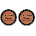 thumbnail image 1 of Polvo Compacto Mineral L.A. COLORS Nuez Moscada 30 mL (Paquete de 2), 1 of 3