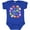 Royal Blue, variant on Inktastic Little Miss Jelly Bean Boys or Girls Baby Bodysuit