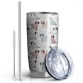 thumbnail image 2 of 20 Oz Cute Dogs Baby Coffee Tumbler Double Wall Insulated Stainless Steel Water Bottle | Metal Reusable Thermoses Flask with Cup Cap | Leak & Sweat Proof with Anti-Dust Lid, 2 of 7