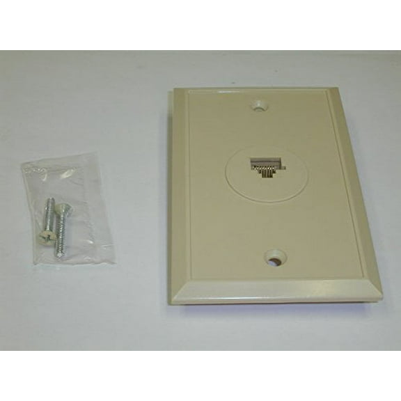 32-1208K MODULAR WALL PLATE 8 CONDUCTOR SINGLE JACK ( 1 EACH) - 32-1208K