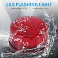 thumbnail image 4 of La alarma 12v llevó la luz estroboscópica intermitente para el sistema de alarma de seguridad para el hogar rojo, 4 of 5