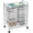 Chrome, variant on Houseware Utility Cart with 12 Drawers Rolling Storage Art Craft Organizer