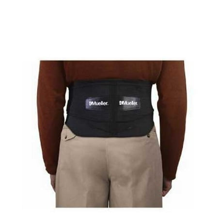 NEW MUELLER LUMBAR SUPPORT BACK BRACE WITH REMOVABLE PAD