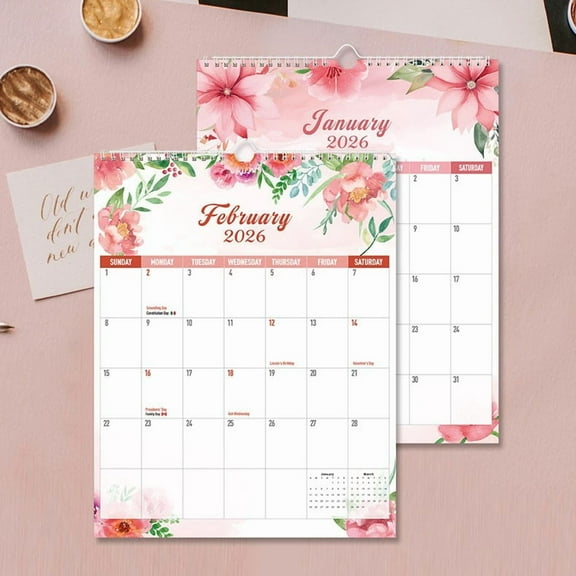 Antqov 2026 Calendar, 11x14" Desk Calendar 2026, January 2026 - June 2027, 2026 Wall Calendar with Large Ruled Blocks for Home Office Supplies