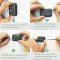 thumbnail image 6 of Fridge Lock (2 Pack), Heavy Duty Combination Refrigerator Lock, for Fridge, Cabinets, Window and Child Locks for Cabinets and Drawers, Strong Non-Marking Adhesive No Drilling (White), 6 of 12