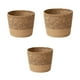 thumbnail image 5 of 3x cesta de macetero tejida, contenedores de macetero, bolsa de lavandería para decoración del hogar, contenedores de almacenamiento redondos, maceta, 5 of 9
