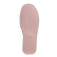 thumbnail image 4 of Joan Vass Slippers Coral Velvet Faux Fur Open Toe Slid Slipper with Cute Cozy Pompoms, 4 of 4