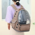 thumbnail image 3 of Cat Carrying Backpack for Safe Travel and Outdoor Adventures with Spacious Transparent Design for Cats up to 15lbs Breathable and Lightweight Cat Backpack for Hiking Camping and Everyday Use, 3 of 4