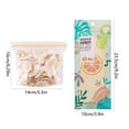 thumbnail image 3 of Panxico Closure Bags & lids & Boxes Kitchen Essentials 30PCS Sealed Food Sealed Fresh Keeping Bag Sealed Bag Can Be Microwave Heated Refrigerator Freezer Fresh Keeping Bag Clear, 3 of 9