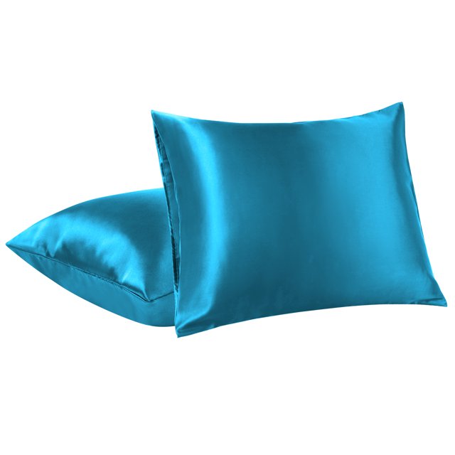 Unique Bargains Satin Pillowcases with Envelope Closure 2pcs