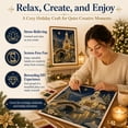 thumbnail image 7 of lhwanj DIY Christmas Pearl Diamond Painting Kit, 5D Pearl Art Craft for Adults and Beginners, Christmas Church and Jesus Wall Decor, Holiday Gifts, 7 of 7