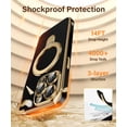 thumbnail image 5 of for Phone 14 Pro Max Case with Magnetic Ring Stand,[Compatible with Magnetic][Full Camera Protection] Shockproof Protective Non-Slip Sturdy Kickstand for Phone 14 ProMax Case 6.7'' Black, 5 of 7