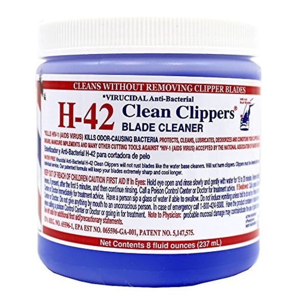 RocksOnly H-42 Clean Clippers Limpiador de cuchillas virucida antibacteriano 8 oz